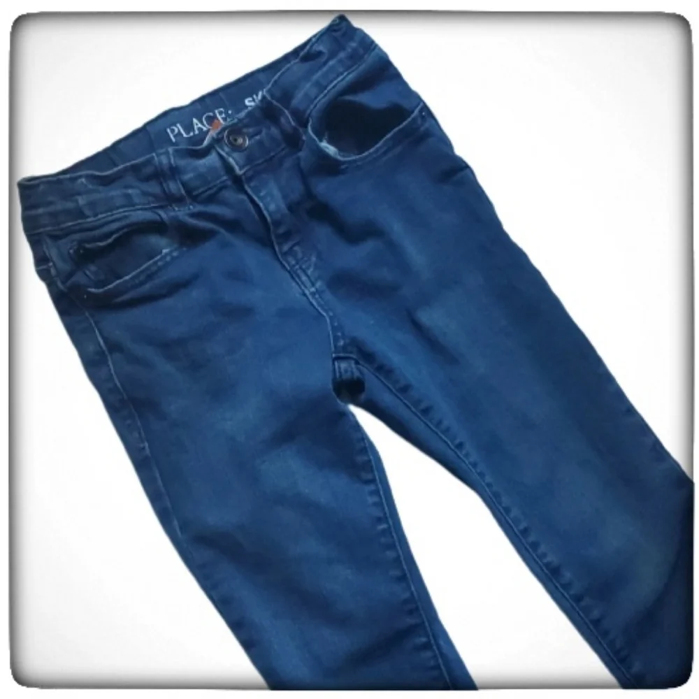 The Children's Place Blue Wash Straight Jeans-7